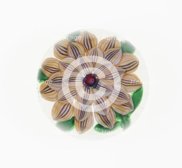 Paperweight, France, c. 1848/55. Creator: Saint-Louis Glassworks.