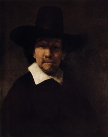 'Portrait of the Poet Jeremias de Decker', c1666. Artist: Rembrandt Harmensz van Rijn    