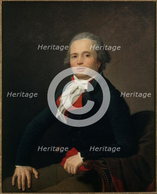 Portrait of Louis Legendre (1752-1797), conventionnel, (member of the National Convention) , c1795. Creator: Jean Louis Laneuville.