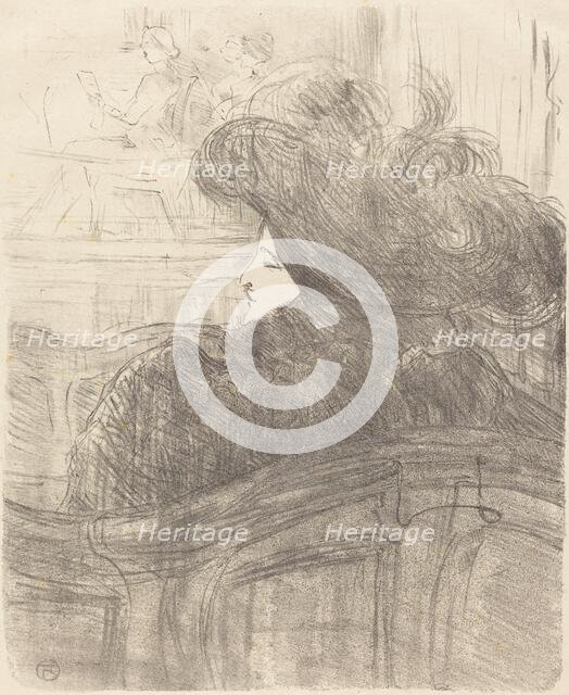 Cléo de Mérode, 1896. Creator: Henri de Toulouse-Lautrec.