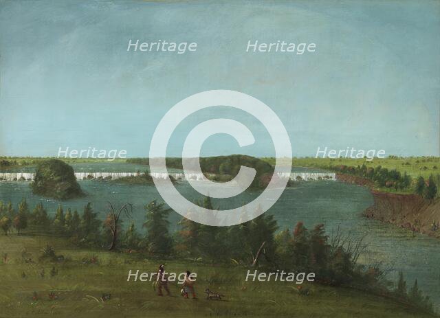 The Falls of Saint Anthony, 1871. Creator: George Catlin.