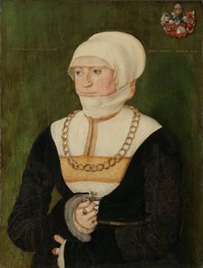 Portrait of Magdalena Pittrichin , 1528. Creator: Beham, Barthel (c. 1502-1540).