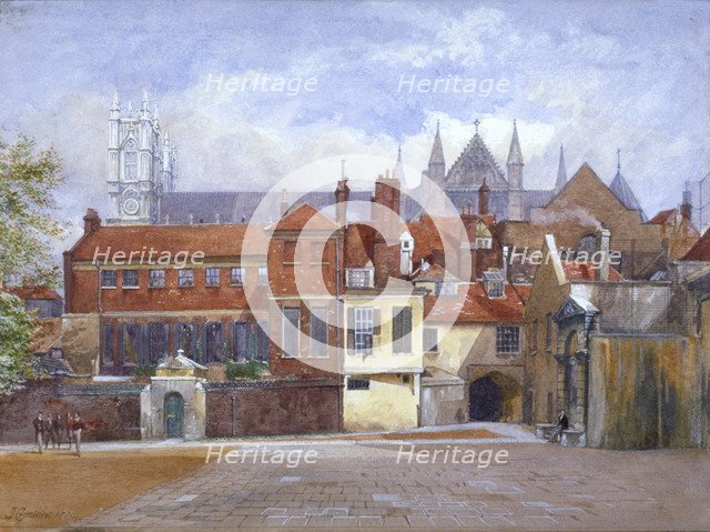 Ashburnham House, Westminster, London, 1880. Artist: John Crowther