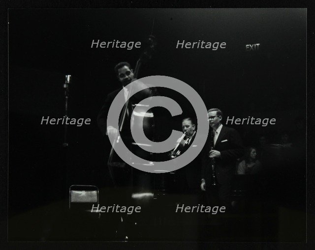 The Eddie Condon All Stars on stage at Colston Hall, Bristol, 1957. Artist: Denis Williams