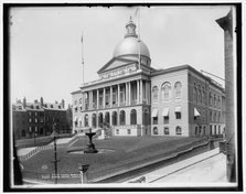State House, Boston, between 1890 and 1899. Creator: Unknown.