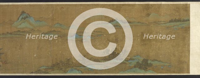 Landscape with palaces, Ming dynasty, 16th-17th century. Creator: Unknown.