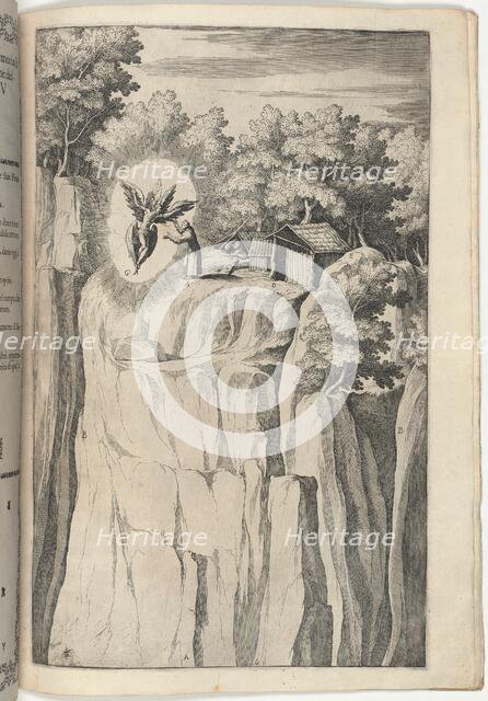 Stigmata of Saint Francis (Stimmate di San Francesco) [plate Y], 1612. Creator: Jacopo Ligozzi.