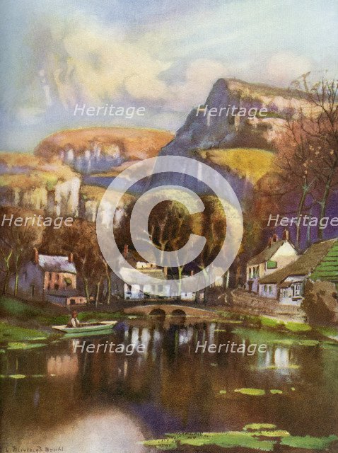 'Cheddar Gorge, Somerset', 1924-1926.Artist: Louis Burleigh Bruhl