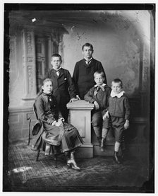 Children of President James A. Garfield, between 1865 and 1880. Creator: Unknown.
