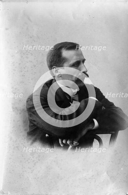 Portrait - unknown man, c1900s. Creator: Robert Augustus Henry L'Estrange.