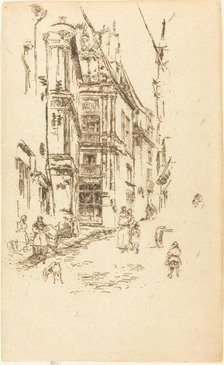 Chancellerie, Loches, 1888. Creator: James Abbott McNeill Whistler.