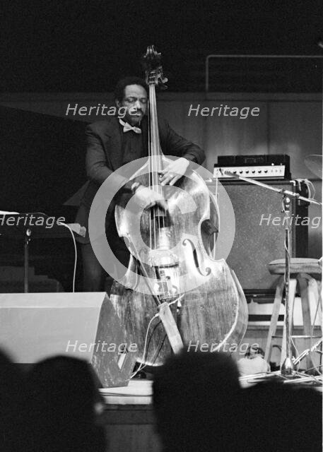 Reggie Workman, Fairfield Halls, Croydon, Nov 1987. Creator: Brian O'Connor.