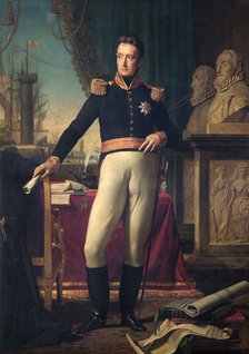 Portrait of King William I of the Netherlands, 1823. Artist: Francois-Joseph Navez.