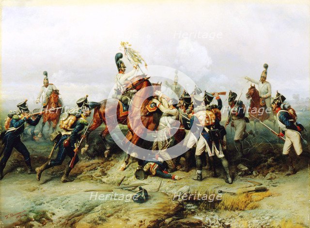 The Exploit of the Mounted regiment in the Battle of Austerlitz', 1884.
