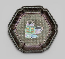 Dish with Images of Ancient Bronzes, Qing dynasty (1644-1911). Creator: Unknown.