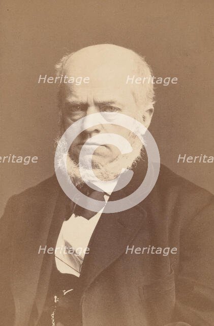 [Adolph Menzel], 1860s. Creator: Photographische Gesellschaft.