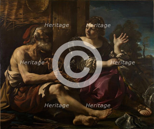 Erminia and the Shepherd, 1619-20.  Creator: Guercino.