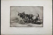 Bullfights: The Moors Settled in Spain, Giving Up the Superstitions of the Koran…, 1876. Creator: Francisco de Goya (Spanish, 1746-1828).