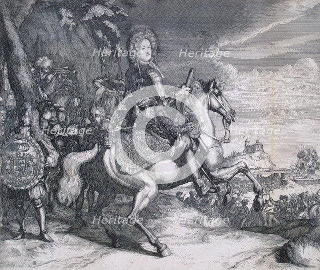 Equestrian Portrait of Alexander Danilovich Menshikov', c1707. Creator: Pickaert, Pieter (ca 1670-1737).