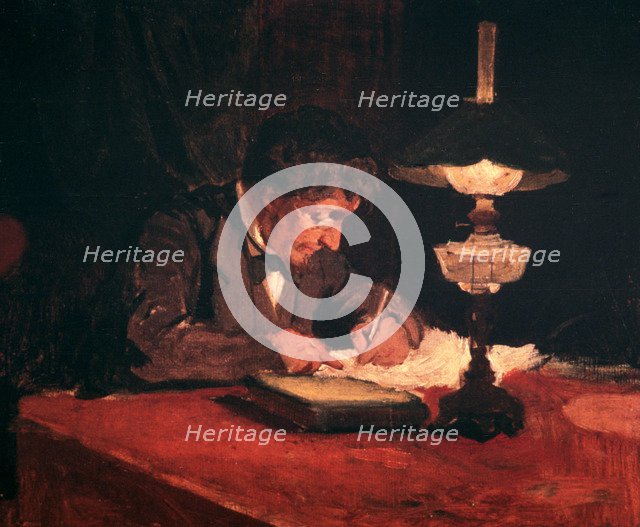 'The Letter', 1878. Artist: Janez Subic