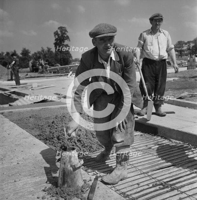 Rover Car Company Works, Lode Lane, Solihull, 30/05/1955. Creator: John Laing plc.
