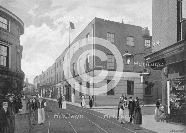 'The Great White Horse Hotel, Ipswich', c1896. Artist: William Vick.