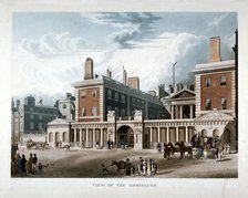 The Admiralty, Whitehall, Westminster, London, 1818. Artist: Joseph Constantine Stadler