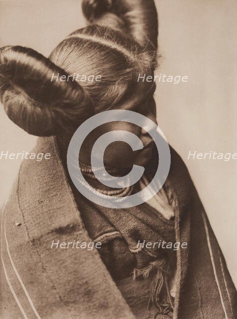 Chaiwa - Tewa Profile, 1921.  Creator: Edward Sheriff Curtis.