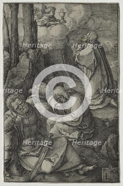 The Passion: The Agony in the Garden, 1521. Creator: Lucas van Leyden (Dutch, 1494-1533).