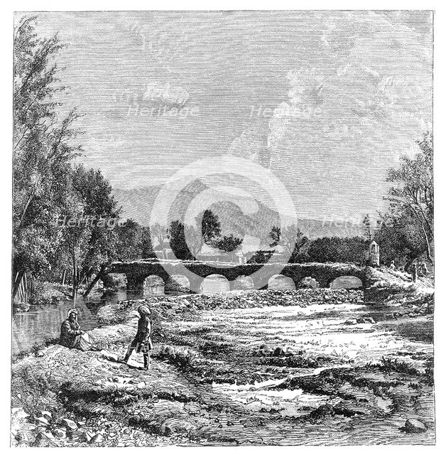 Kabul River, Afghanistan, 1895. Artist: Unknown