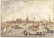Ascension Day Festival at Venice, 1765/1766. Creator: Canaletto.