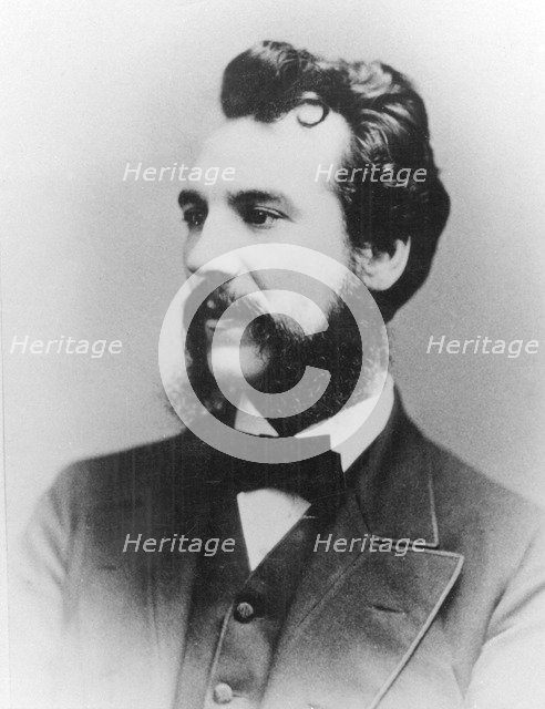 Alexander Graham Bell (1847-1922), Scottish-born American inventor. Artist: Unknown