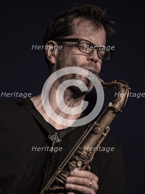 Donny McCaslin, 2018. Artist: Alan John Ainsworth.
