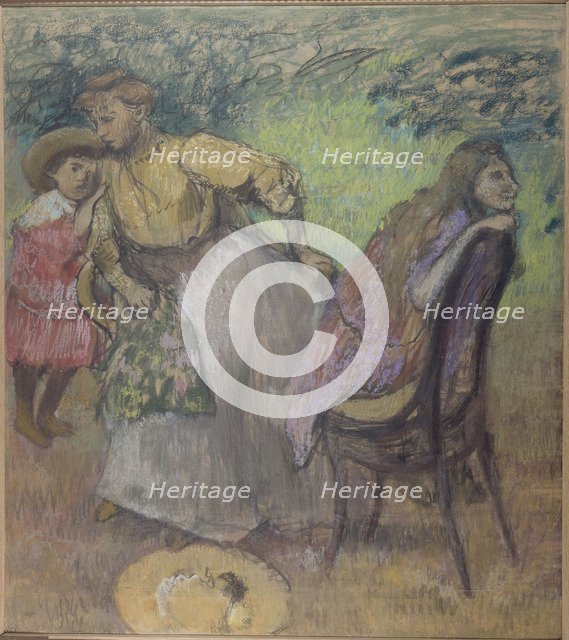 Madame Alexis Rouart and her children, c. 1905.