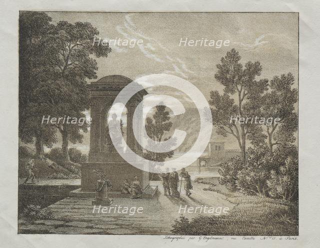 Book of Lithograph Trials using different means of Drawing such as Crayon, Pen, Brush..., c. 1816. Creator: Godefroy Engelmann (French, 1788-1839).