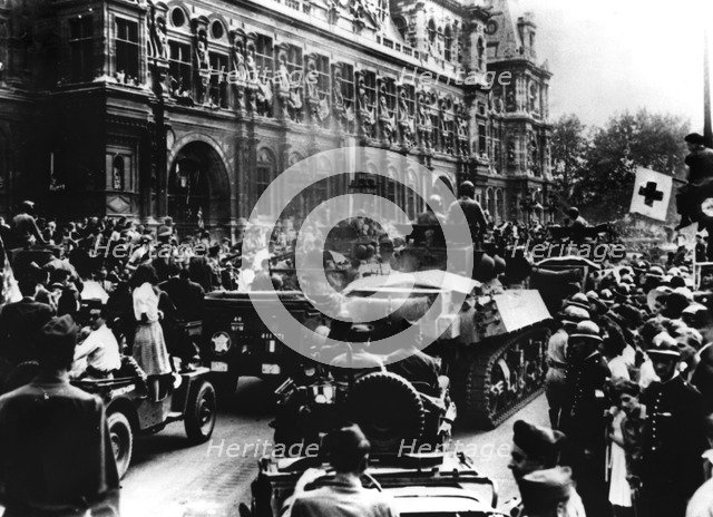 Liberation of Paris, 25 August 1944. Artist: Unknown