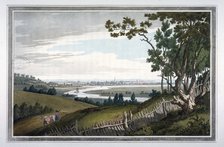 View of Abingdon from Nuneham Park, Berkshire, 1793. Artist: Joseph Constantine Stadler