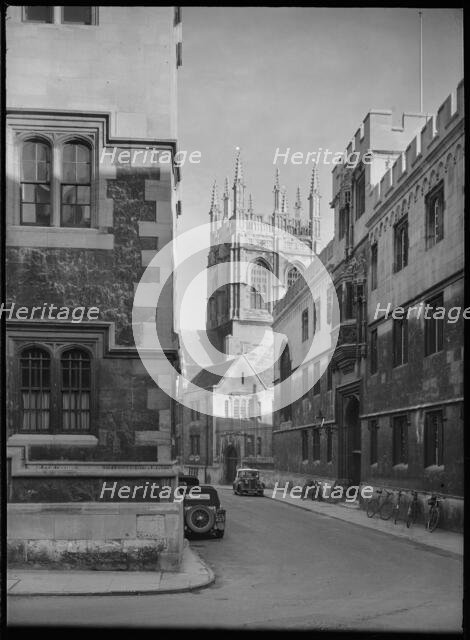 Merton Street, Oxford, Oxfordshire, 1945-1960. Creator: Margaret F Harker.