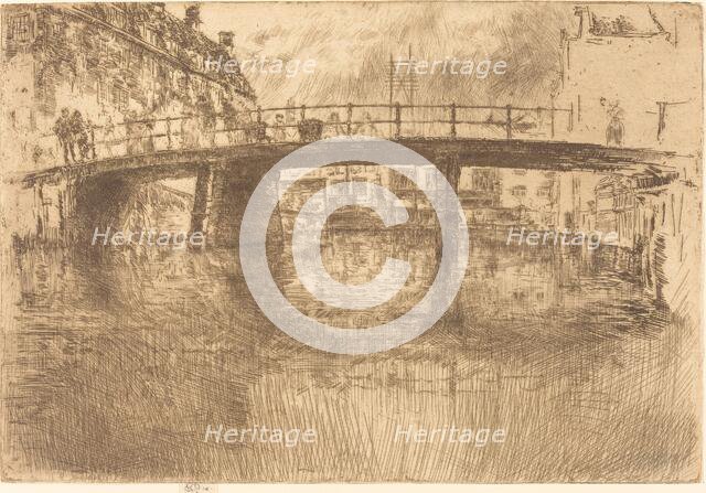 Bridge, Amsterdam, 1889. Creator: James Abbott McNeill Whistler.