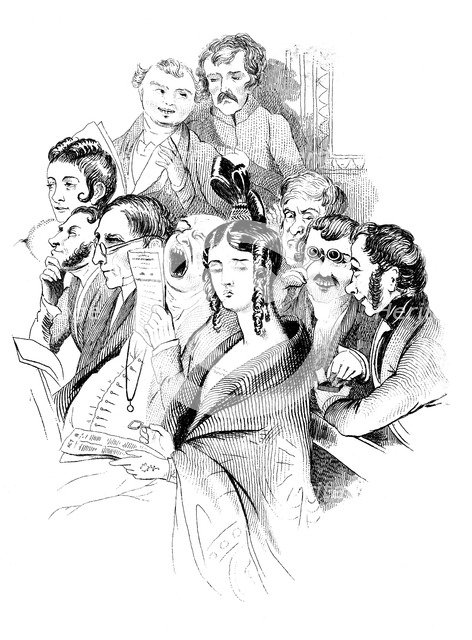 'At a Concert', 19th century. Artist: Unknown