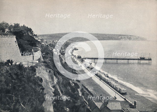 'Sandown - From the Cliffs', 1895. Artist: Unknown.