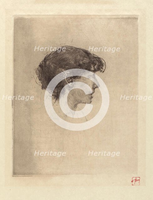 Portrait of a Girl, 1880-1890. Creator: Robert Frederick Blum.