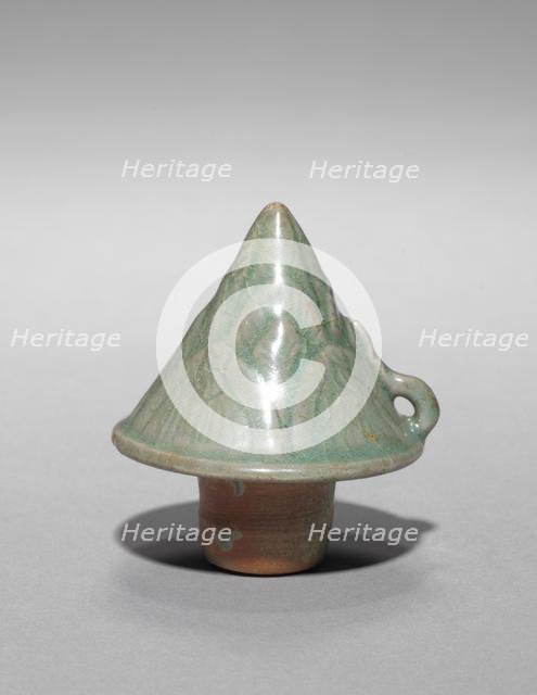 Lid for Bamboo Shoot-shaped Ewer, 1100s. Creator: Unknown.