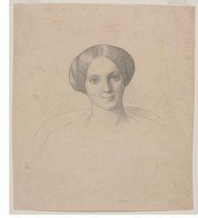 Portrait Head of a Woman, 1800s. Creator: Jean-Léon Gérôme (French, 1824-1904).