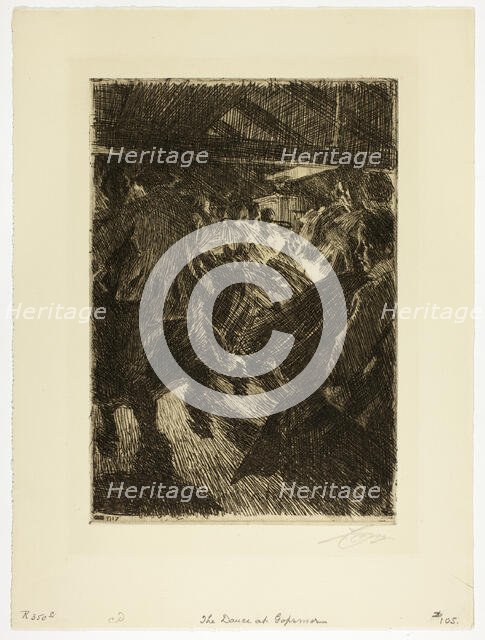 Gopsmor Cottage, 1917. Creator: Anders Leonard Zorn.