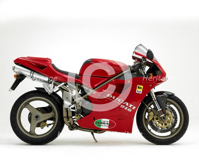 1995 Ducati 916. Artist: Unknown.