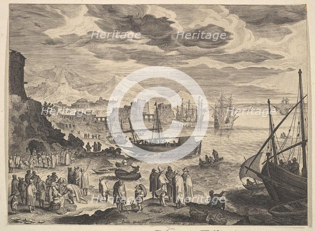 Harbor Scene. Creator: Aegidius Sadeler II.