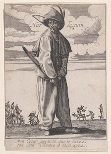 Le Zani ou Scapin, from Les Trois Pantalons pièces appélees Les Trois Acteurs, 17th century. Creator: Anon.
