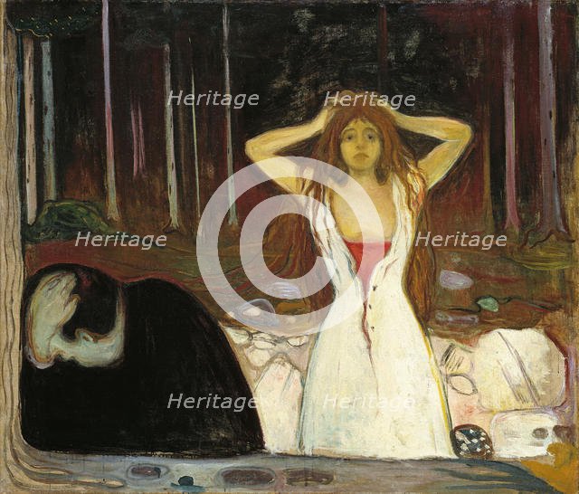Ashes. Artist: Munch, Edvard (1863-1944)