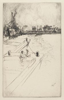 New York from the Harbor, 1905. Creator: Charles Frederick William Mielatz.